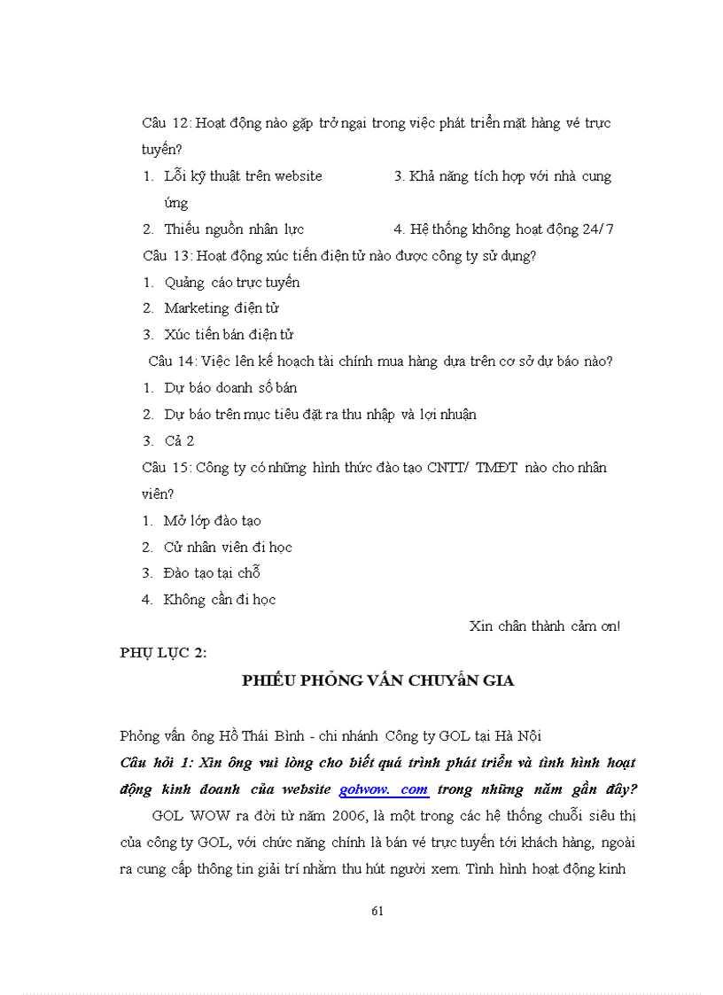 image for page Hoàn thiện mô hình bán vé trực tuyến tại website www.golwow.com