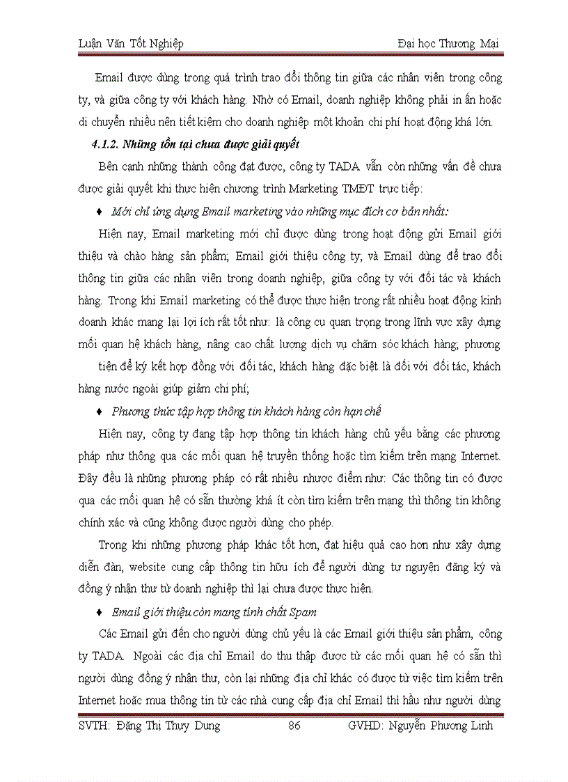 image for page Giải pháp phát triển chương trình marketing TMĐT trực tiếp của Công ty cổ phần phát triển giải pháp công nghệ TADA