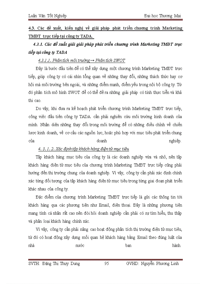 image for page Giải pháp phát triển chương trình marketing TMĐT trực tiếp của Công ty cổ phần phát triển giải pháp công nghệ TADA