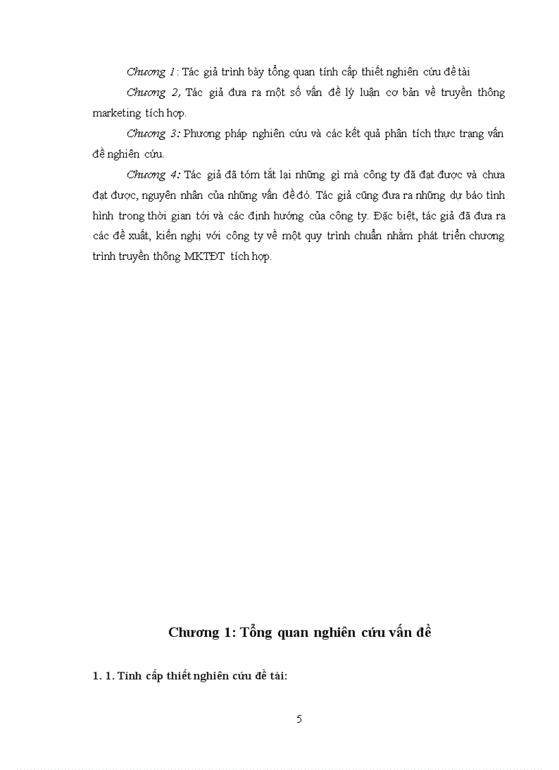 Giải pháp phát triển chương trình truyền thông MKTĐT tích hợp cho công ty thông qua việc ứng dụng các công cụ xúc tiến TMĐT