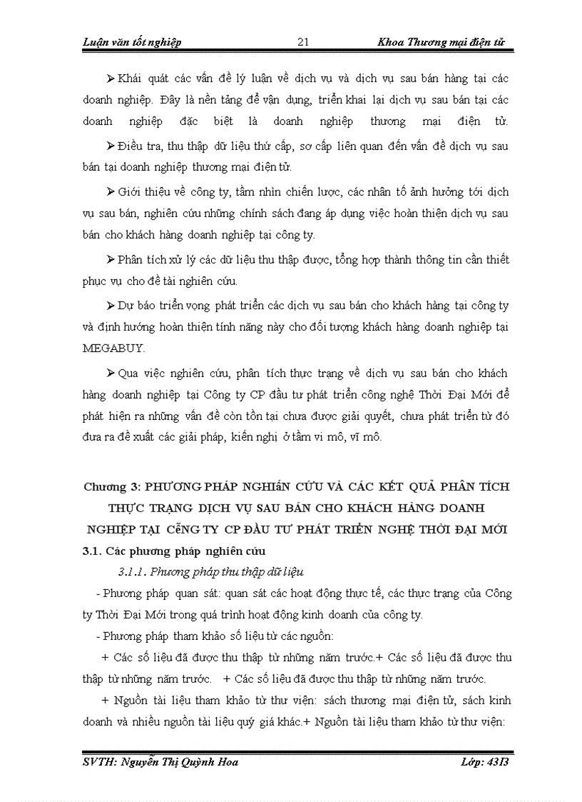 image for page Hoàn thiện dịch vụ sau bán cho khách hàng doanh nghiệp tại Công ty CP đầu tư phát triển công nghệ Thời Đại Mới