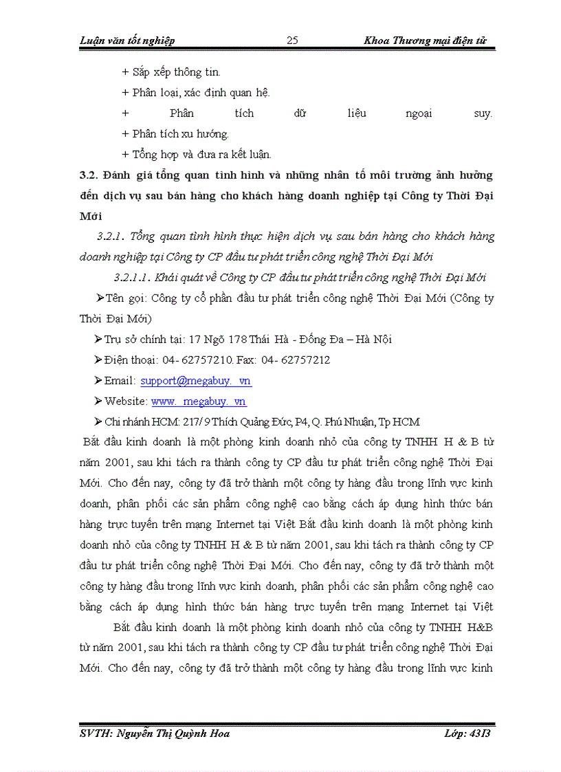 image for page Hoàn thiện dịch vụ sau bán cho khách hàng doanh nghiệp tại Công ty CP đầu tư phát triển công nghệ Thời Đại Mới