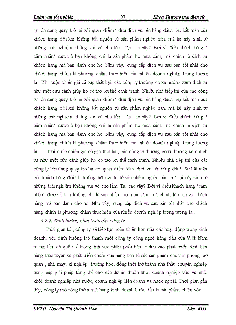 image for page Hoàn thiện dịch vụ sau bán cho khách hàng doanh nghiệp tại Công ty CP đầu tư phát triển công nghệ Thời Đại Mới