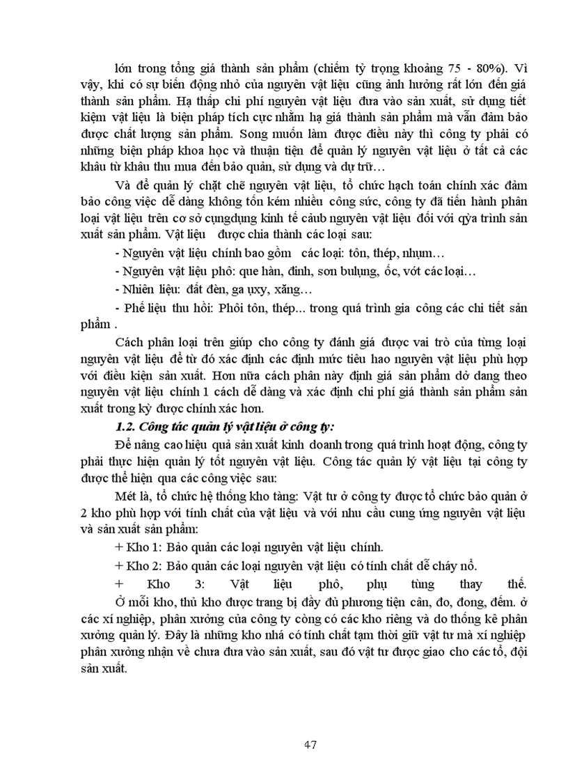 image for page Hoàn thiện công tác hạch toán nguyên vật liệu với việc tăng cường hiệu quả sử dụng nguyên vật liệu tại Công ty cơ khí ô tô 1-5