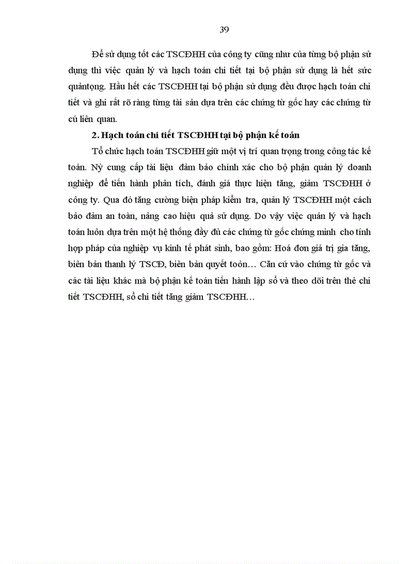 image for page Hạch toán TSCĐHH tại Công ty du lịch dịch vụ Hà Nội Toserco