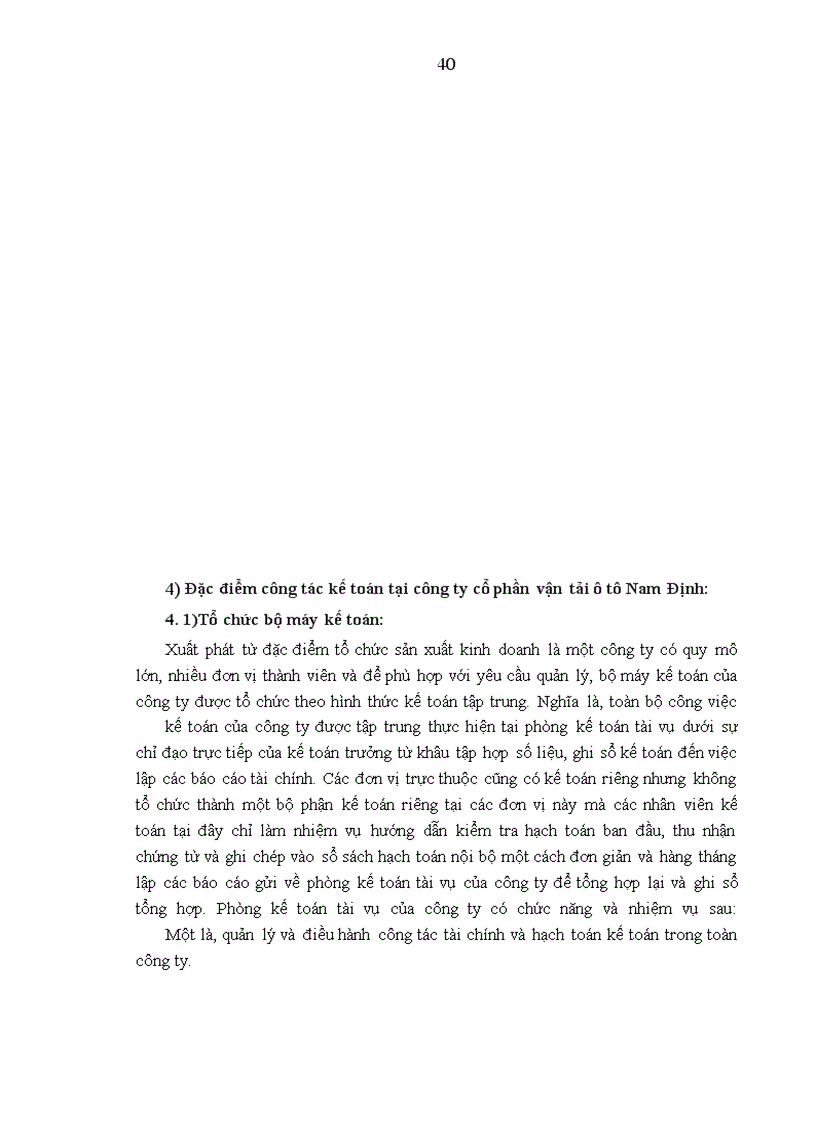 image for page Hoàn thiện công tác kế toán tập hợp chi phí sửa chữa và tính giá thành dịch vụ sửa chữa ở công ty cổ phần vận tải ô tô Nam Định