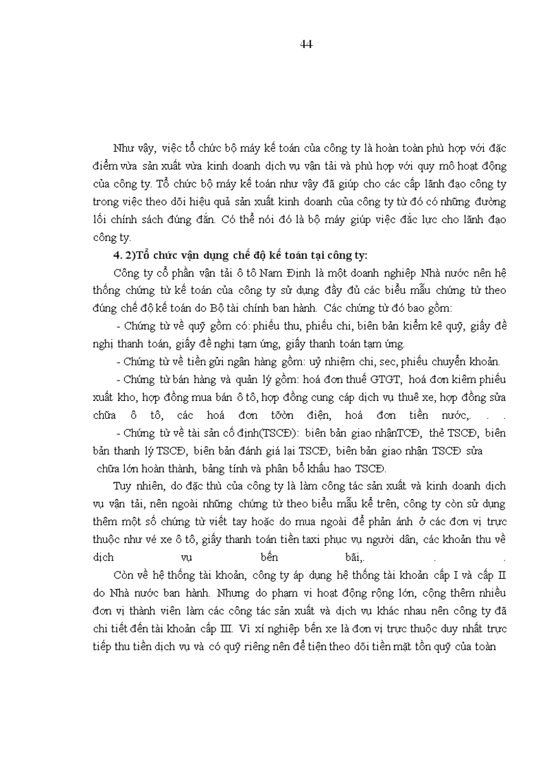 image for page Hoàn thiện công tác kế toán tập hợp chi phí sửa chữa và tính giá thành dịch vụ sửa chữa ở công ty cổ phần vận tải ô tô Nam Định