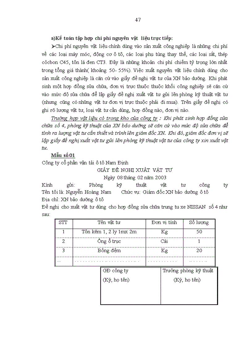image for page Hoàn thiện công tác kế toán tập hợp chi phí sửa chữa và tính giá thành dịch vụ sửa chữa ở công ty cổ phần vận tải ô tô Nam Định
