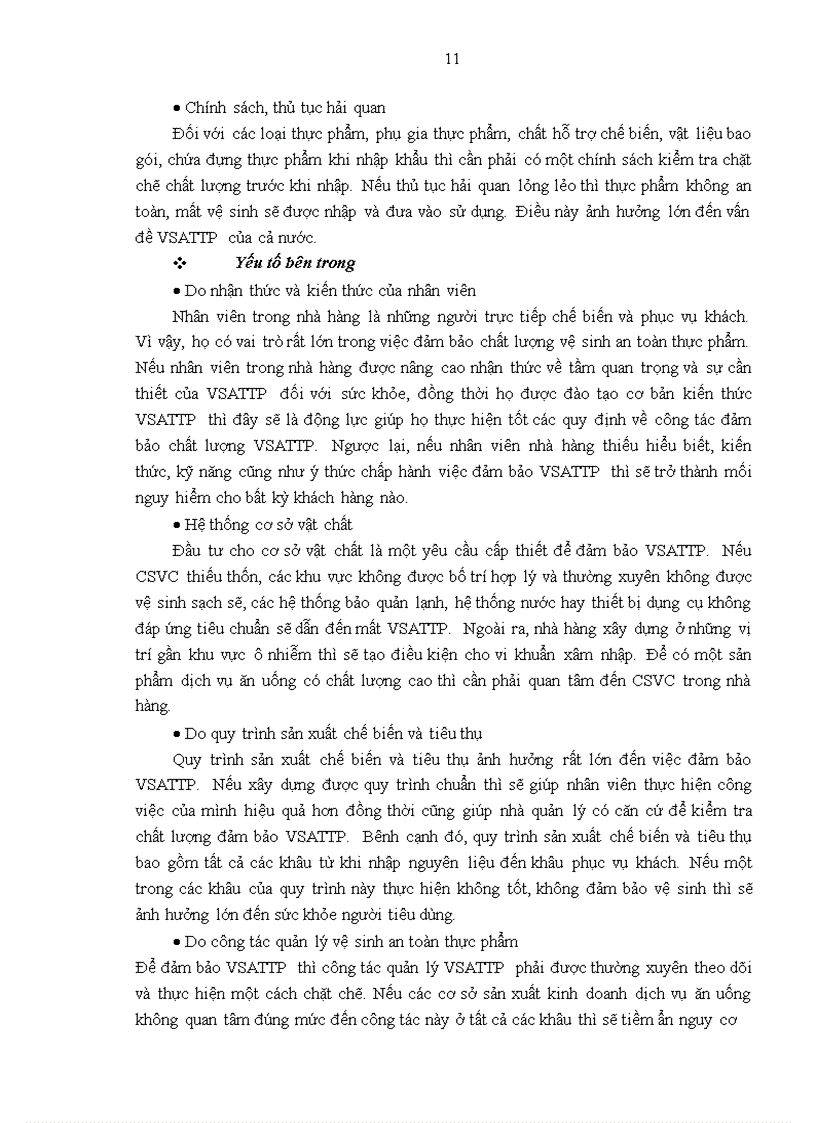 image for page Giải pháp đảm bảo vệ sinh an toàn thực phẩm tại Công ty Cổ phần Sông Potomac Hà Nội