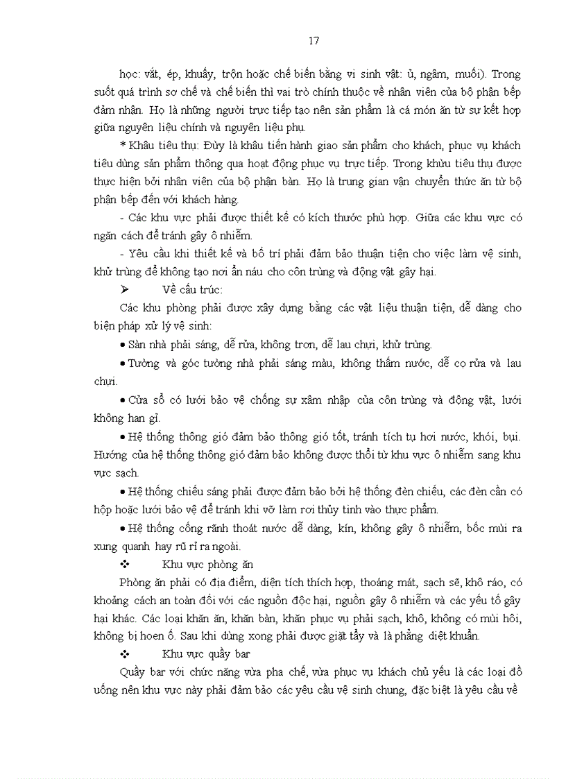 image for page Giải pháp đảm bảo vệ sinh an toàn thực phẩm tại Công ty Cổ phần Sông Potomac Hà Nội