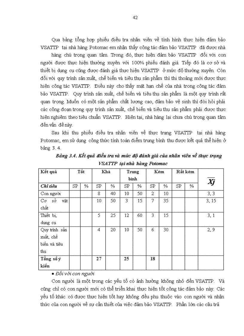image for page Giải pháp đảm bảo vệ sinh an toàn thực phẩm tại Công ty Cổ phần Sông Potomac Hà Nội