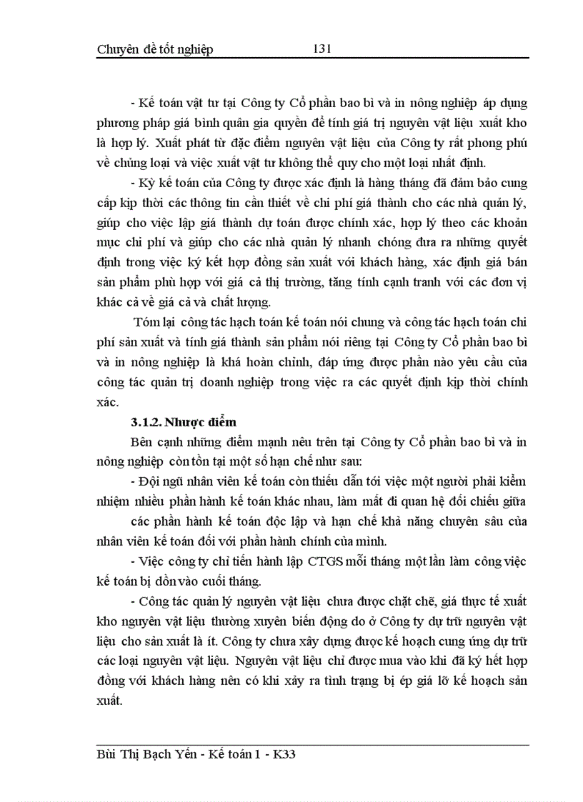 image for page Hoàn thiện hạch toán chi phí sản xuất và tính giá thành sản phẩm tại Công ty Cổ phần bao bì và in nông nghiệp