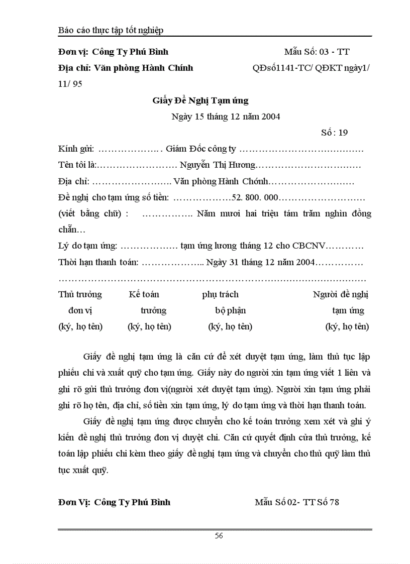 image for page Kế toán tiền lương và các khoản trích theo lương tại Công ty sản xuất Thương Mại và dịch vụ Phú Bình