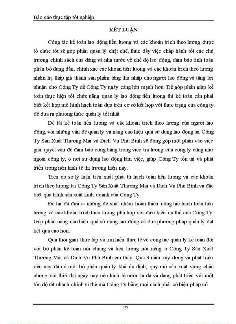 image for page Kế toán tiền lương và các khoản trích theo lương tại Công ty sản xuất Thương Mại và dịch vụ Phú Bình