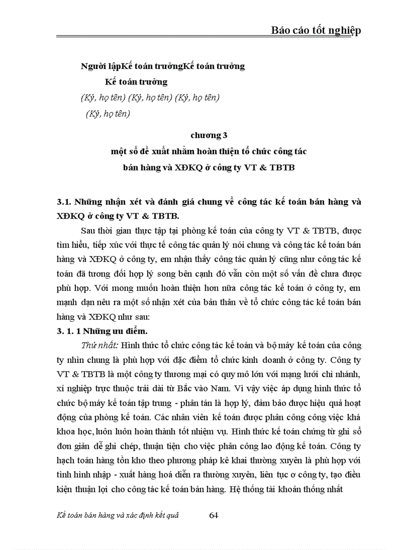image for page Tổ chức kế toán bán hàng và xác định kết quả bán hàng ở công ty vật tư thiết bị toàn bộ - MaTexim