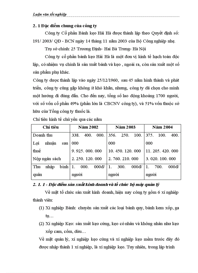image for page Hoàn thiện kế toán chi phí sản xuất và tính giá thành sản phẩm tại Công ty Cổ phần Bánh kẹo Hải Hà