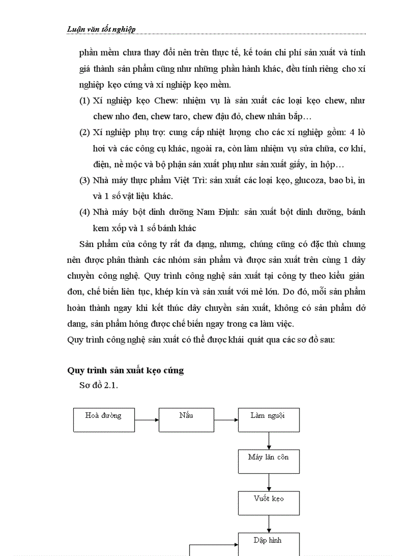 image for page Hoàn thiện kế toán chi phí sản xuất và tính giá thành sản phẩm tại Công ty Cổ phần Bánh kẹo Hải Hà