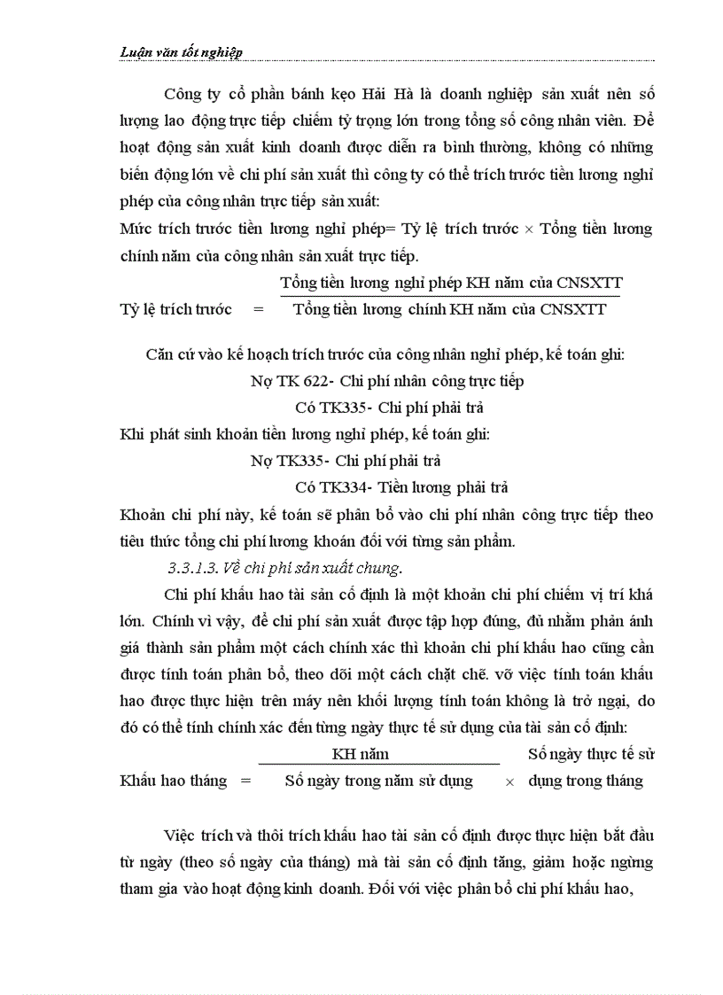 image for page Hoàn thiện kế toán chi phí sản xuất và tính giá thành sản phẩm tại Công ty Cổ phần Bánh kẹo Hải Hà