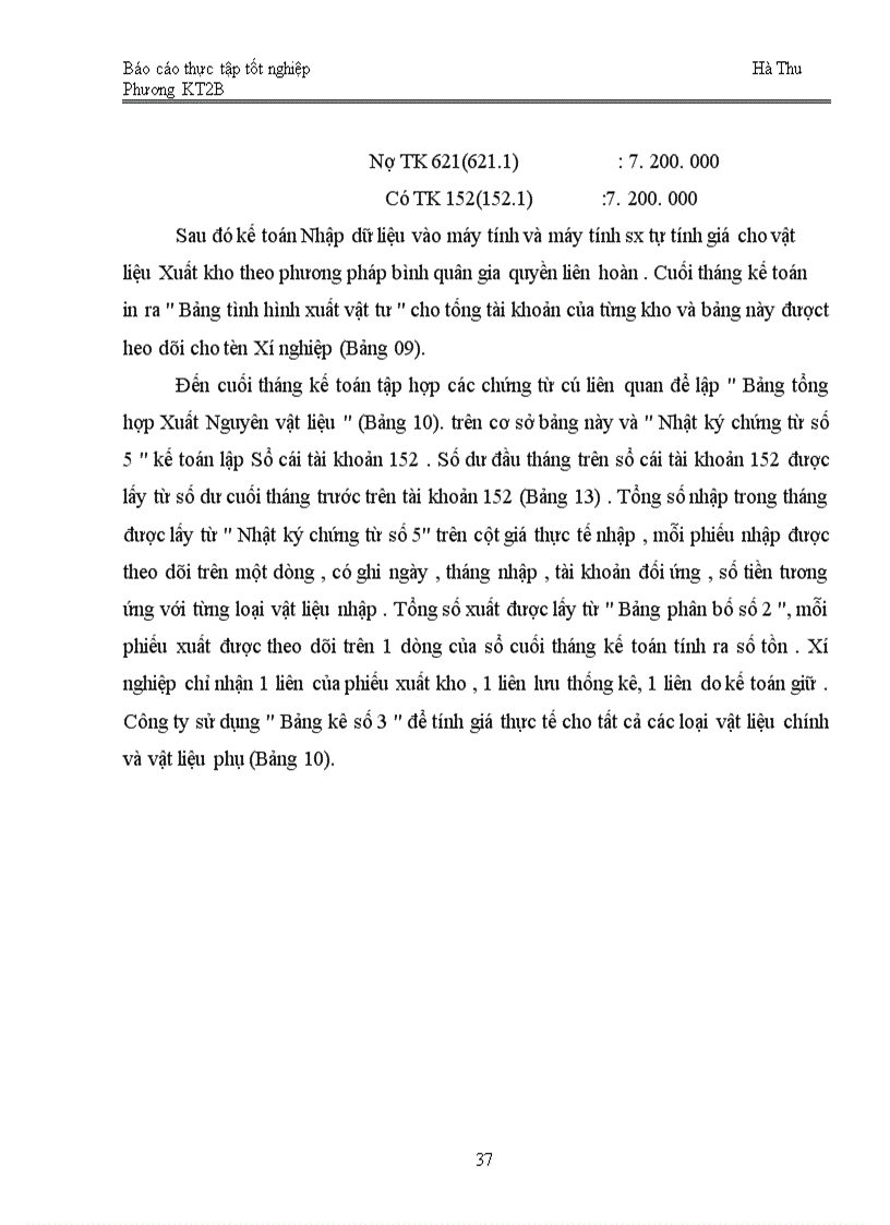 image for page Tổ chức kế toán Nguyên vật liệu tại Công ty Dệt 8-3