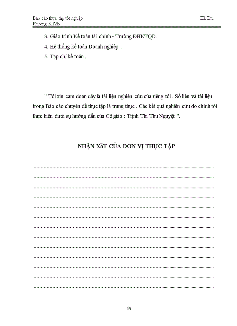 image for page Tổ chức kế toán Nguyên vật liệu tại Công ty Dệt 8-3