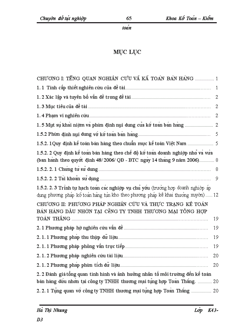 image for page Kế toán bán hàng dầu nhờn tại công ty TNHH thương mại tổng hợp Toàn Thắng