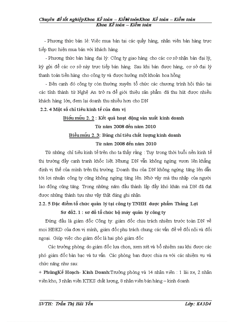 image for page Kế toán doanh thu nhóm hàng dược phẩm tại công ty TNHH dược phẩm Thắng Lợi