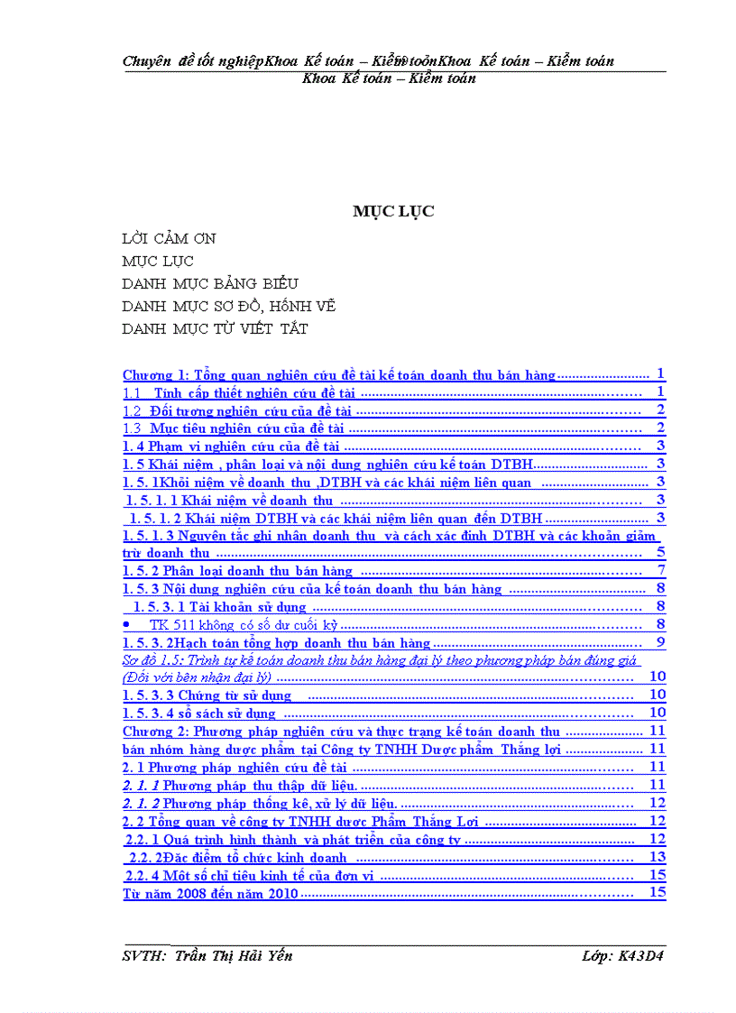 image for page Kế toán doanh thu nhóm hàng dược phẩm tại công ty TNHH dược phẩm Thắng Lợi