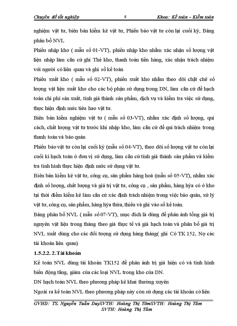 image for page Kế toán nguyên vật liệu gạo hạt tròn công ty cổ phần lương thực Bình Minh.