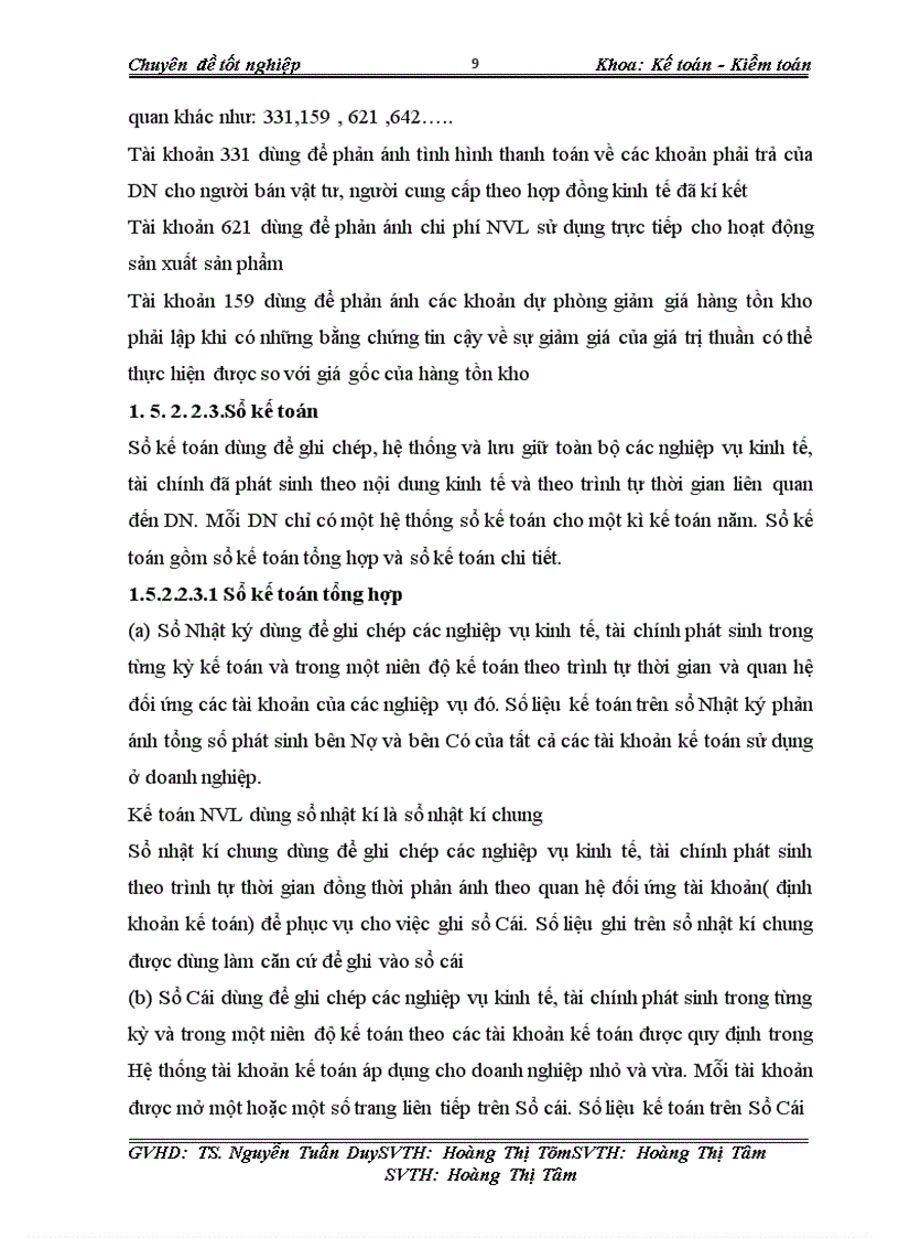 image for page Kế toán nguyên vật liệu gạo hạt tròn công ty cổ phần lương thực Bình Minh.