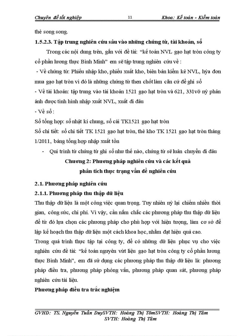 image for page Kế toán nguyên vật liệu gạo hạt tròn công ty cổ phần lương thực Bình Minh.