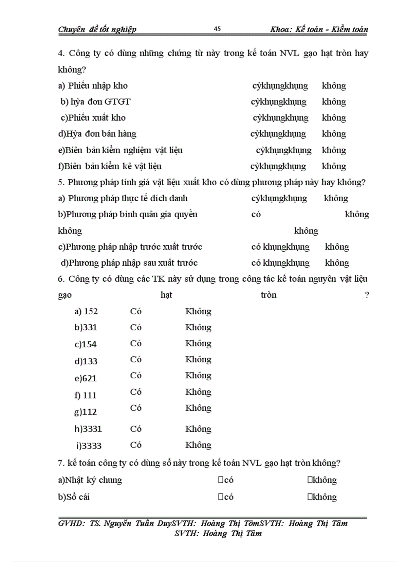 image for page Kế toán nguyên vật liệu gạo hạt tròn công ty cổ phần lương thực Bình Minh.