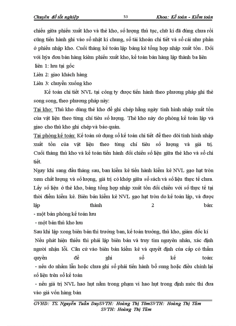 image for page Kế toán nguyên vật liệu gạo hạt tròn công ty cổ phần lương thực Bình Minh.