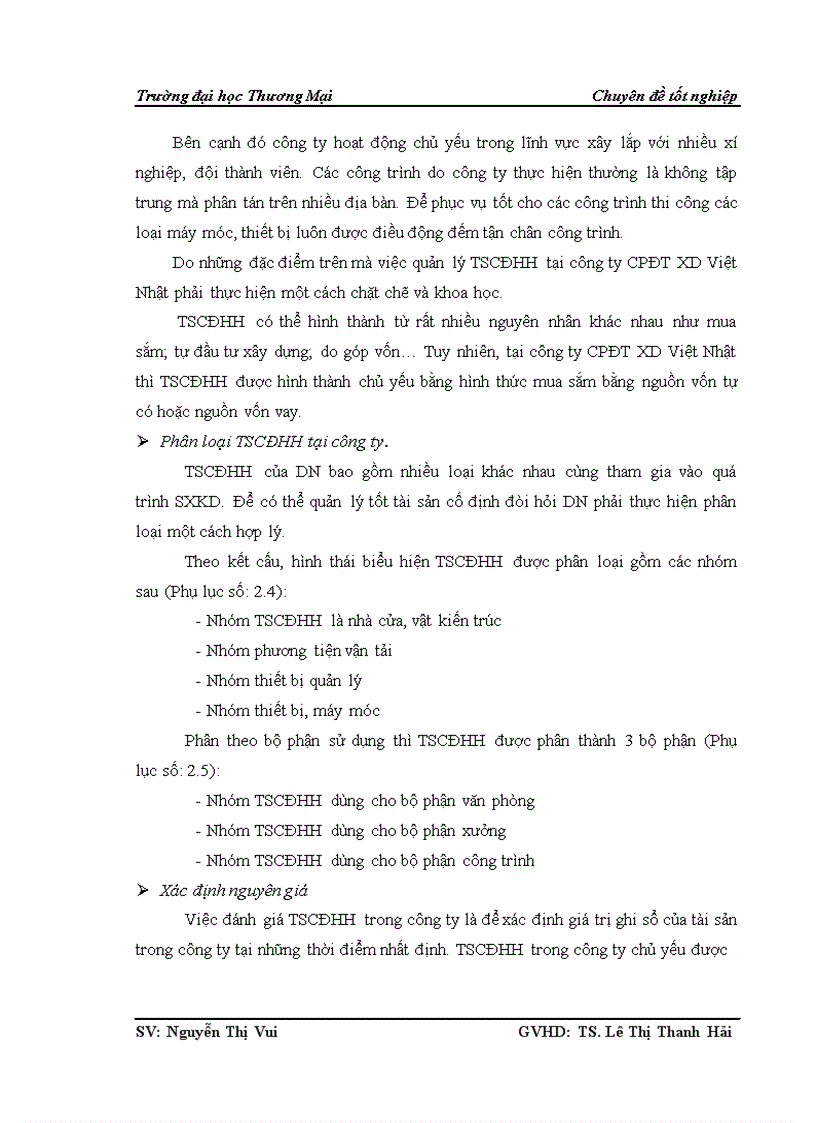 image for page Kế toán tài sản cố định hữu hình tại công ty cpđtxd việt nhật