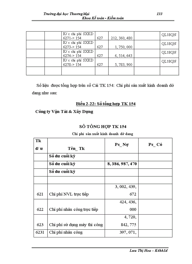 image for page Kế toán chi phí cải tạo, nâng cấp quốc lộ 18 đoạn Mông Dương - Móng Cái tại Công ty Vận tải và Xây dựng (Tranco)