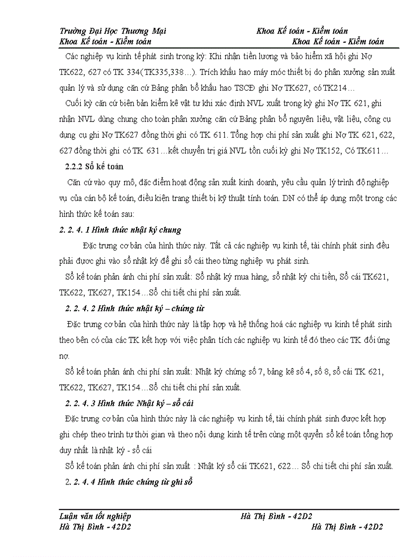image for page Kế toán chi phí sản xuất sản phẩm bê tông tại Xí nghiệp bê tông đúc sẵn Chèm – công ty CP bê tông xây dựng Hà Nội