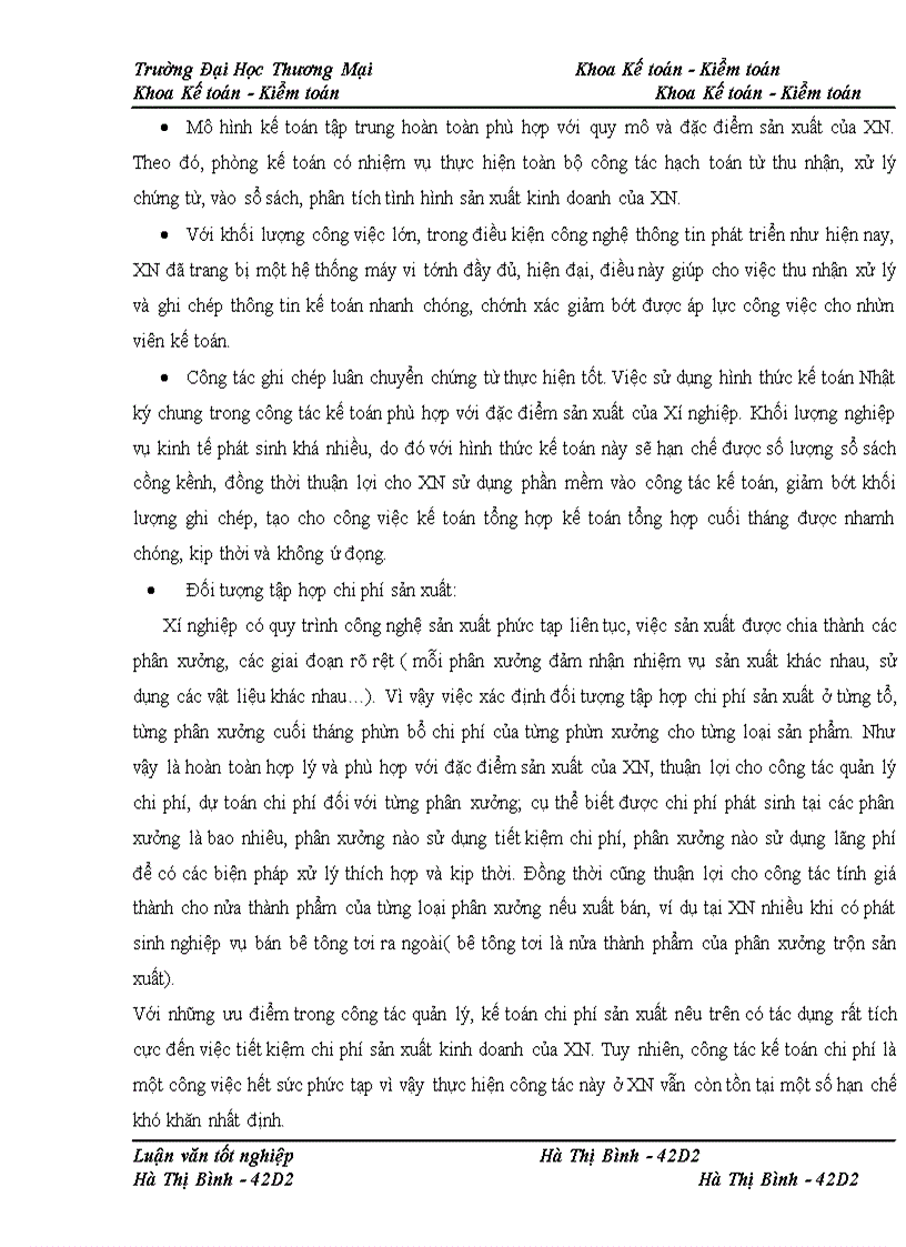 image for page Kế toán chi phí sản xuất sản phẩm bê tông tại Xí nghiệp bê tông đúc sẵn Chèm – công ty CP bê tông xây dựng Hà Nội
