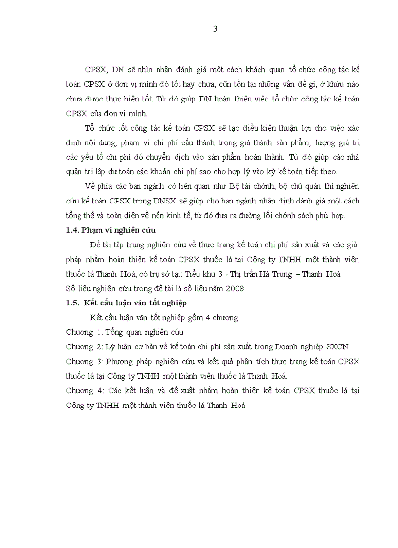 image for page Kế toán chi phí sản xuất thuốc lá tại Công ty TNHH một thành viên thuốc lá Thanh Hoá – Thực trạng và giải pháp