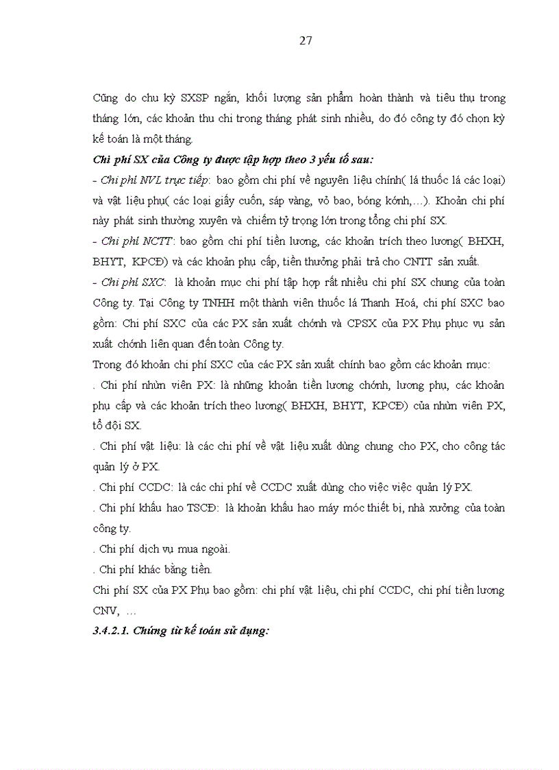 image for page Kế toán chi phí sản xuất thuốc lá tại Công ty TNHH một thành viên thuốc lá Thanh Hoá – Thực trạng và giải pháp