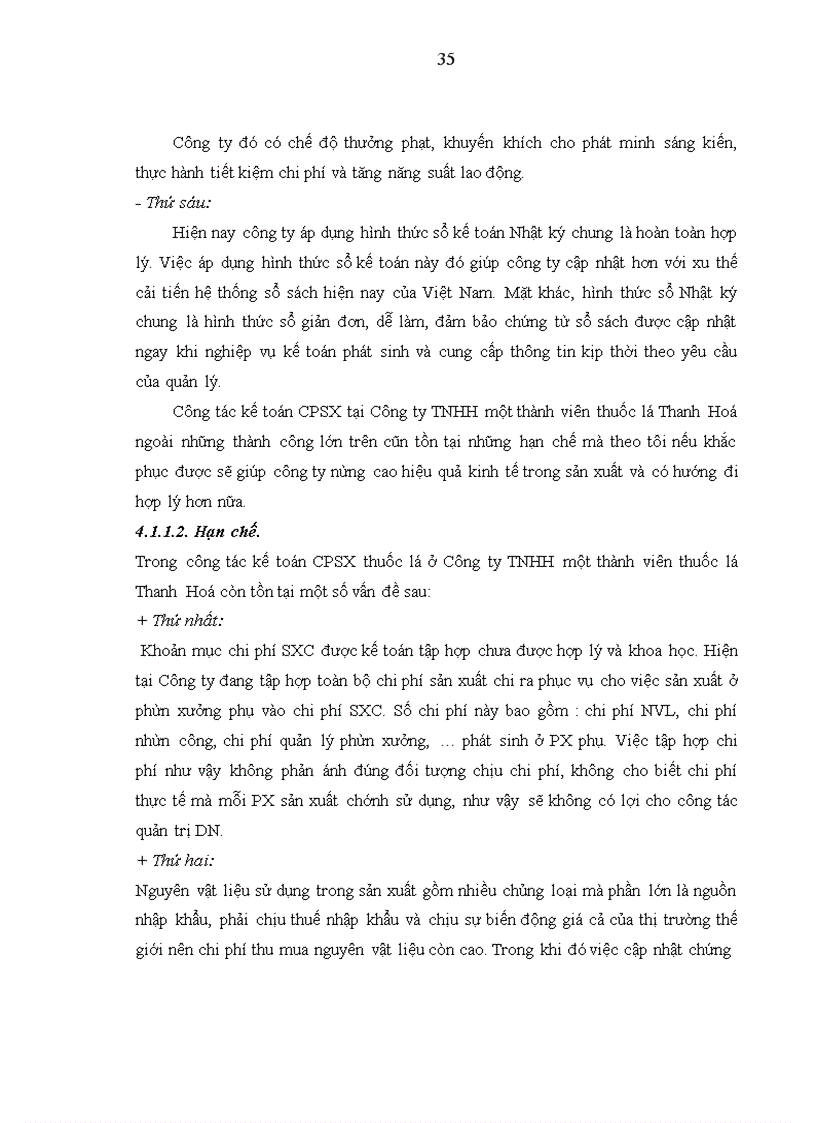 image for page Kế toán chi phí sản xuất thuốc lá tại Công ty TNHH một thành viên thuốc lá Thanh Hoá – Thực trạng và giải pháp