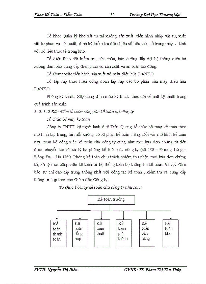 image for page Kế toán CPSX sản phẩm DANKO tại Công ty TNHH kỹ nghệ lạnh ô tô Trần Quang