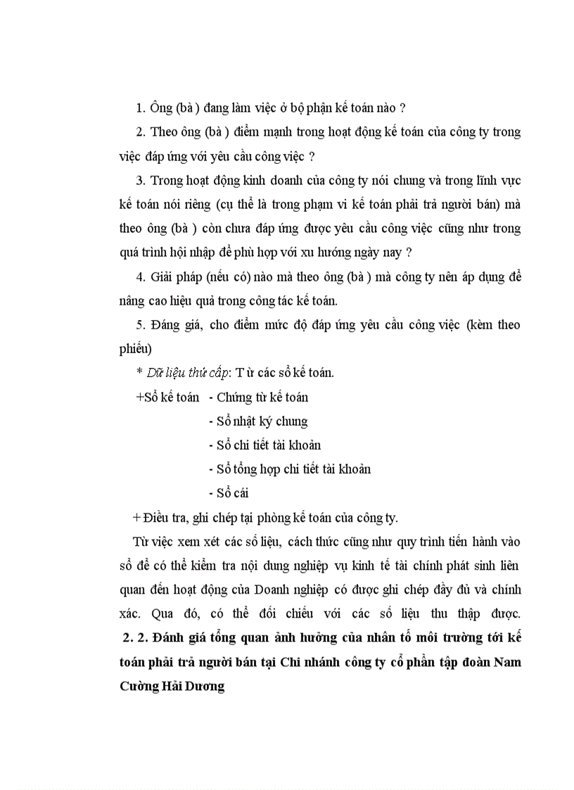 image for page Kế toán phải trả người bán tại chi nhánh công ty cổ phần tập đoàn Nam Cường tại Hải Dương