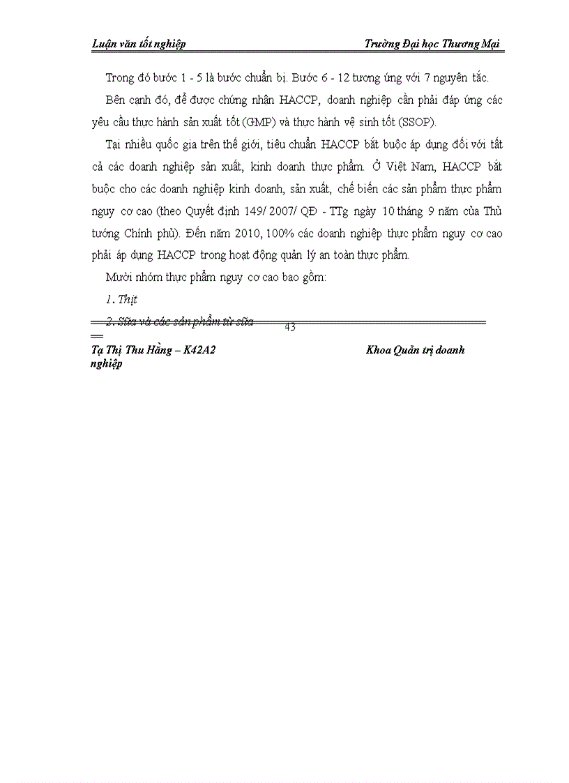 image for page Giải pháp duy trì hệ thống quản trị tích hợp: ISO 9001:2000, HACCP tại Công ty CP Thực phẩm Đức Việt