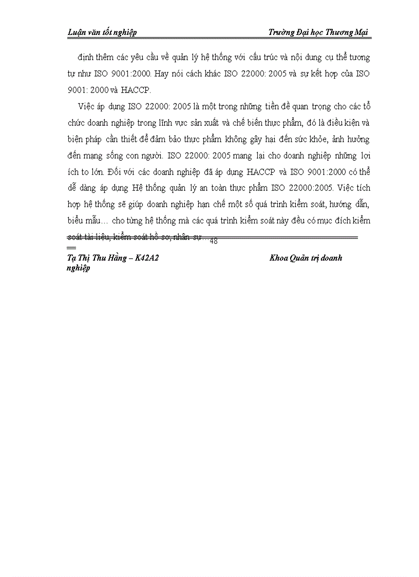 image for page Giải pháp duy trì hệ thống quản trị tích hợp: ISO 9001:2000, HACCP tại Công ty CP Thực phẩm Đức Việt