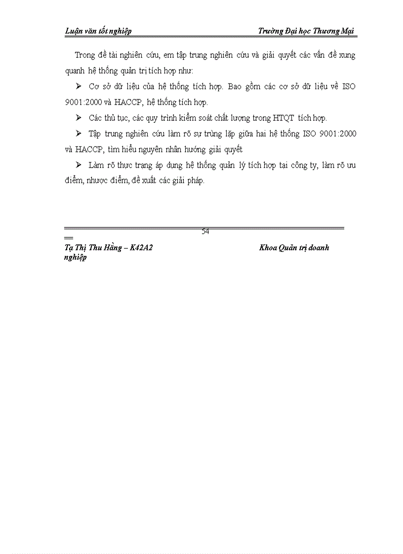 image for page Giải pháp duy trì hệ thống quản trị tích hợp: ISO 9001:2000, HACCP tại Công ty CP Thực phẩm Đức Việt