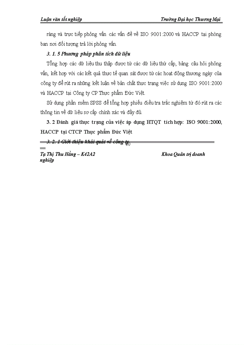 image for page Giải pháp duy trì hệ thống quản trị tích hợp: ISO 9001:2000, HACCP tại Công ty CP Thực phẩm Đức Việt