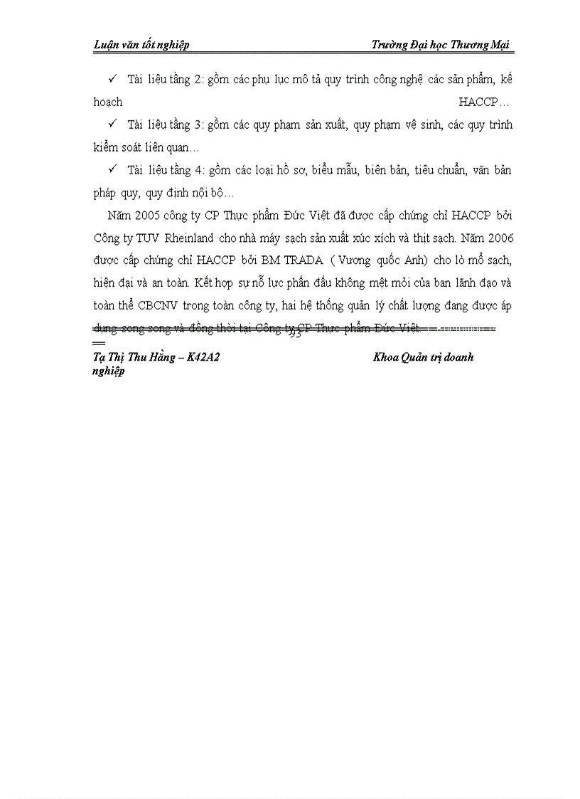 image for page Giải pháp duy trì hệ thống quản trị tích hợp: ISO 9001:2000, HACCP tại Công ty CP Thực phẩm Đức Việt