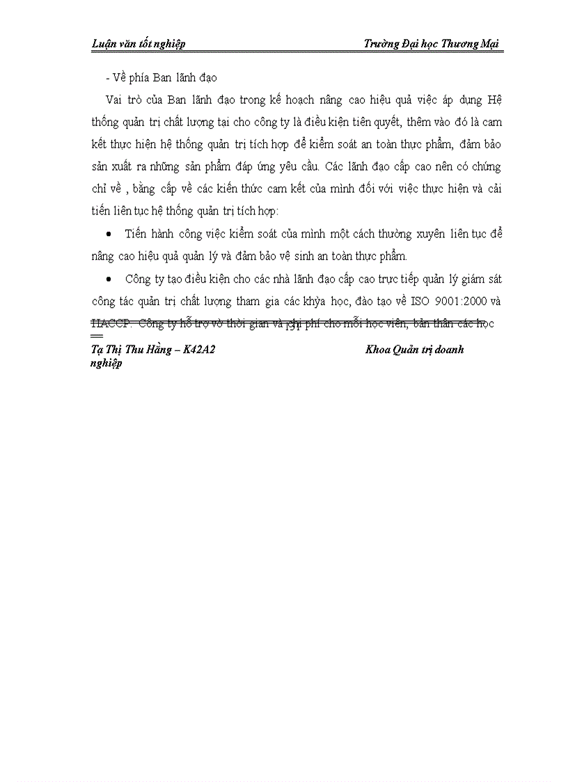 image for page Giải pháp duy trì hệ thống quản trị tích hợp: ISO 9001:2000, HACCP tại Công ty CP Thực phẩm Đức Việt