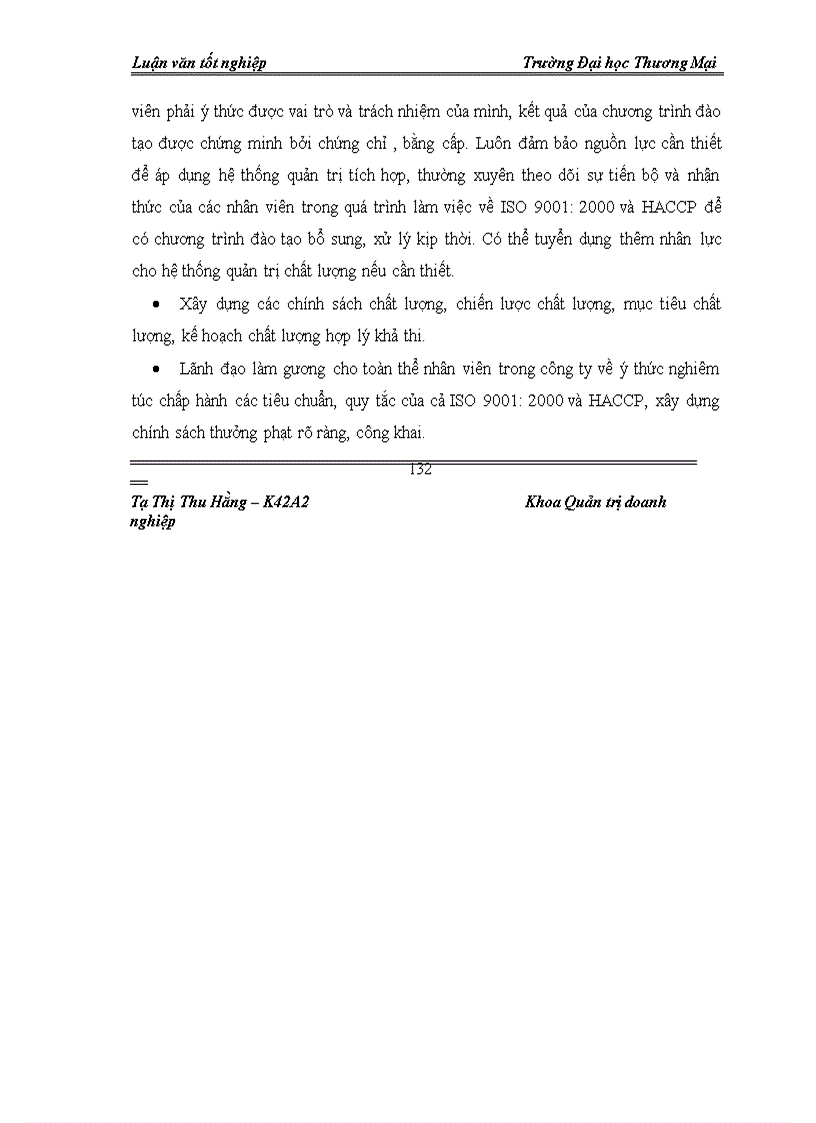 image for page Giải pháp duy trì hệ thống quản trị tích hợp: ISO 9001:2000, HACCP tại Công ty CP Thực phẩm Đức Việt
