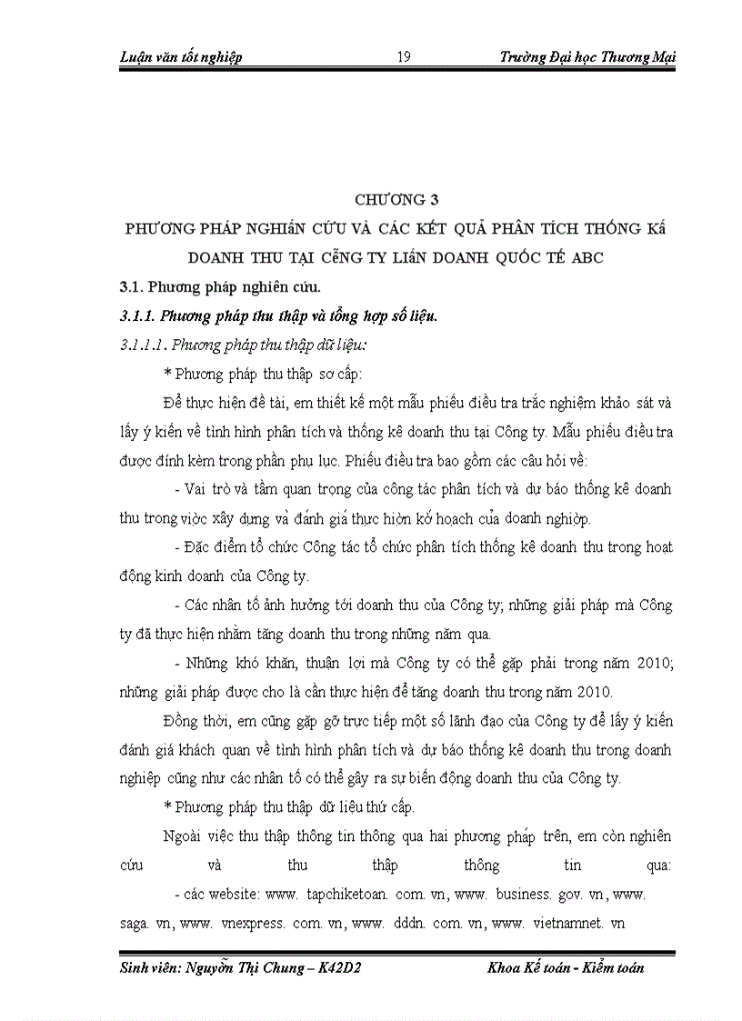 image for page Phân tích và dự báo thống kê doanh thu khối vận chuyển Công ty Liên Doanh Quốc Tế ABC