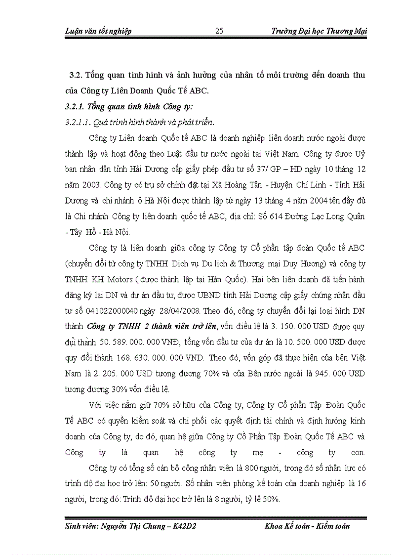 image for page Phân tích và dự báo thống kê doanh thu khối vận chuyển Công ty Liên Doanh Quốc Tế ABC